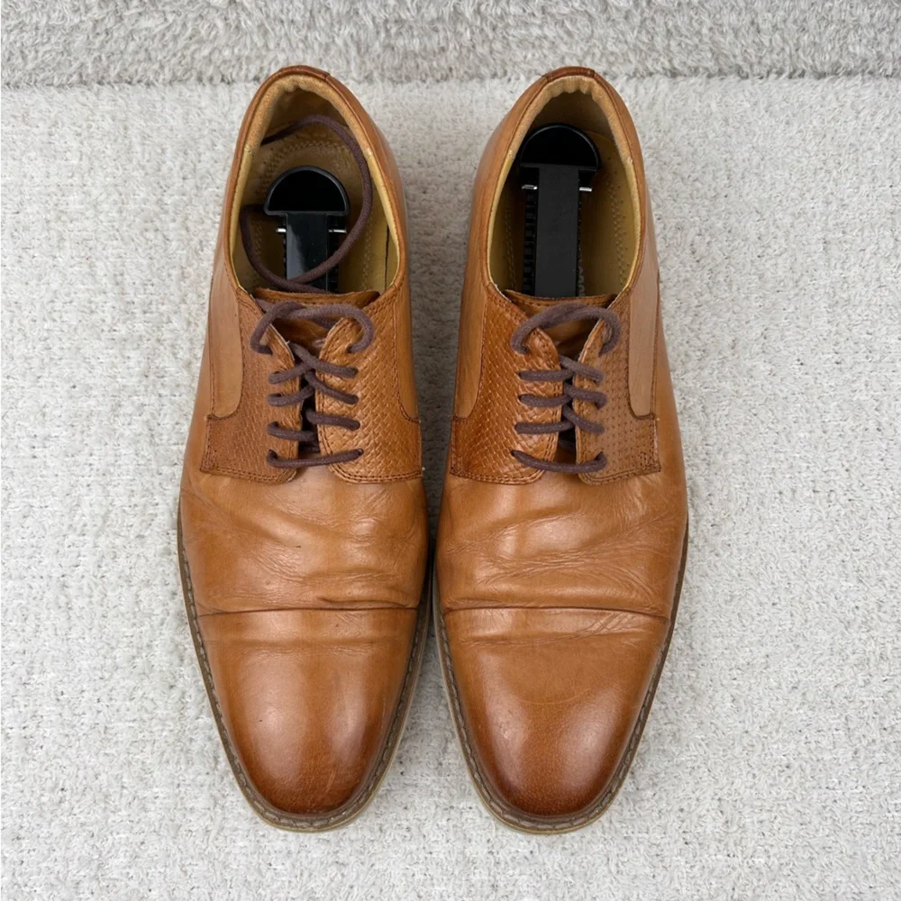 Stacy‎ Adams Shoes Mens 8M Brown Leather Dress Shoes